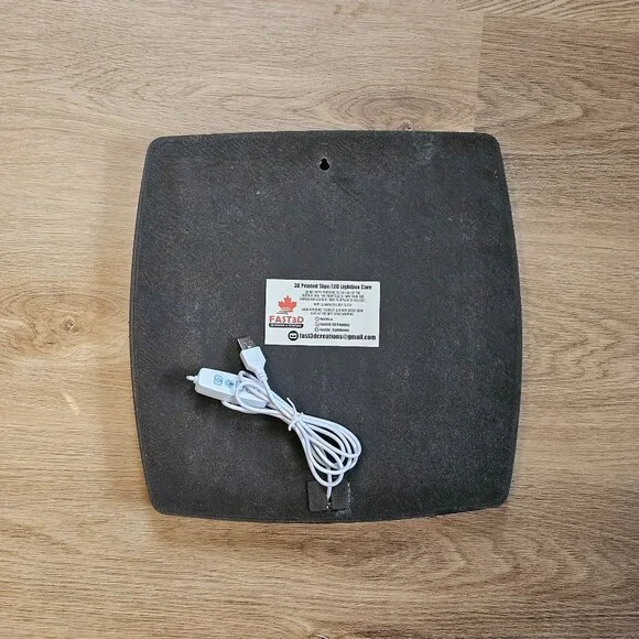 Stranger Things LED Lightbox Sign - 3D Printed Decor - Picture 3 of 3